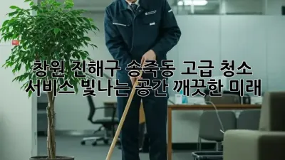 창원 진해구 송죽동 고급 청소 서비스: 빛나는 공간, 깨끗한 미래